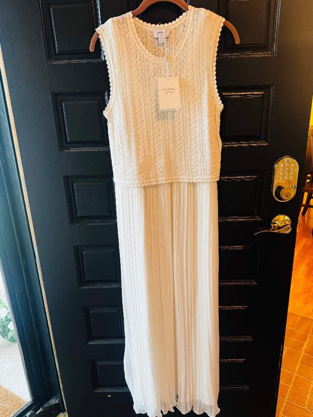 Brand New! Seraphine Maternity & Nursing Dress Size 8 White